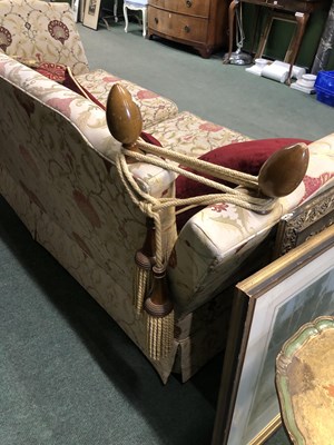 Lot 810 - A large Knoll sofa by Brights of nettlebed. H...