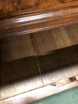 Lot 826 - An 18th century Walnut chest on chest.