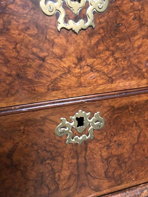 Lot 826 - An 18th century Walnut chest on chest.