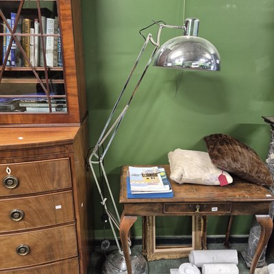 Lot 1490 - A floor standing anglepoise type lamp