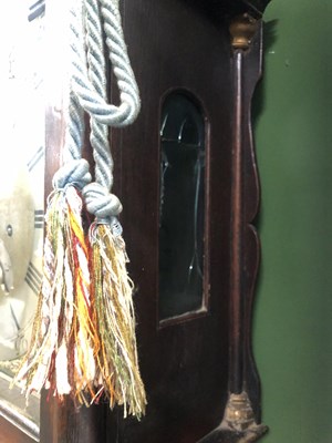 Lot 1494 - An 18th century oak cased 8-day longcase clock...