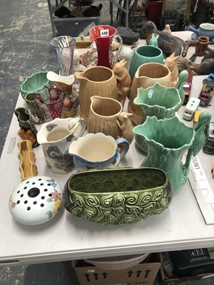 Lot 449 - A collection of Sylvac jugs and other chinaware.