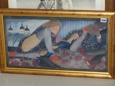 Lot 1848 - Arnaud d'Hauterives. (1933-2018). Girls. Ink...