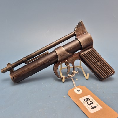 Lot 534 - Airgun.- A Pre-war Webley Junior air pistol...