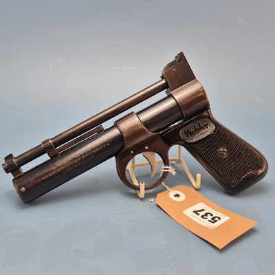 Lot 537 - Airgun.- A Webley Junior air pistol series 2...