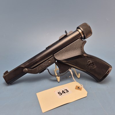 Lot 543 - Airgun.- A rare Hy-Score sporter air pistol....