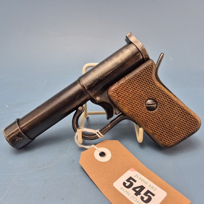 Lot 545 - Airgun.- A Tell model II air pistol.