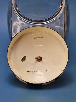 Lot 130 - Mackenzie-Childs. A courtly check enamel and...