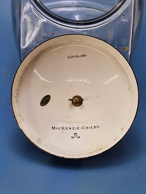 Lot 130 - Mackenzie-Childs. A courtly check enamel and...
