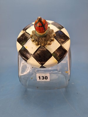 Lot 130 - Mackenzie-Childs. A courtly check enamel and...
