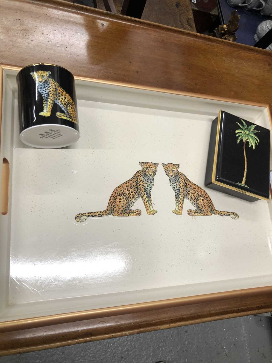Lot 142 - Halcyon Days - A Leopard design magnificent...