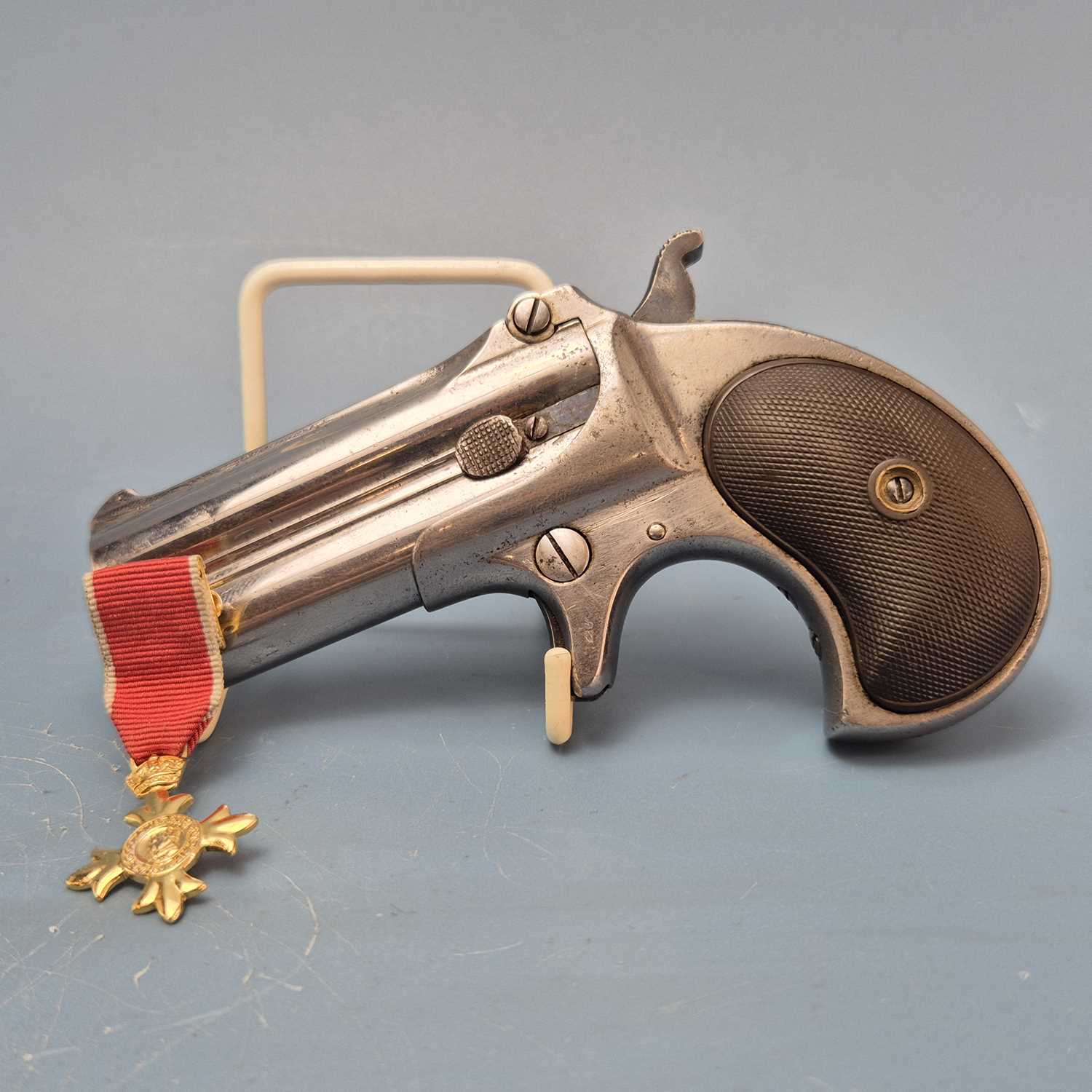 Lot 419 - Obsolete calibre firearm- A Remington rimfire...