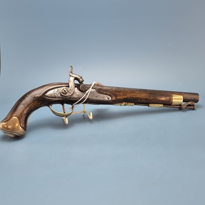 Lot 420 - A Tower armoury brass mounted percussion cap...