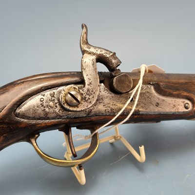 Lot 420 - A Tower armoury brass mounted percussion cap...