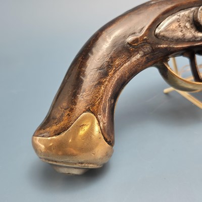 Lot 420 - A Tower armoury brass mounted percussion cap...