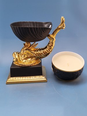 Lot 153 - L'Objet. A crocodile candle, champagne scented...