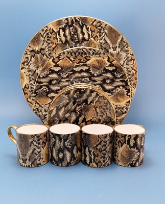 Lot 154 - Halcyon Days. A champagne snake, magnificent...