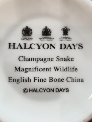 Lot 154 - Halcyon Days. A champagne snake, magnificent...