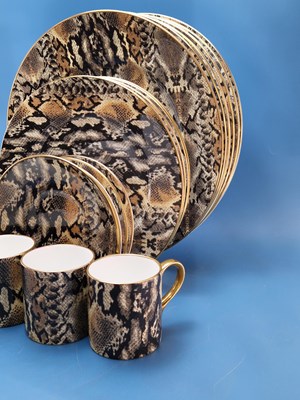 Lot 154 - Halcyon Days. A champagne snake, magnificent...