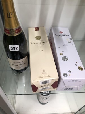 Lot 352 - Champagne Two bottles Laurent-Perrier Brut NV...
