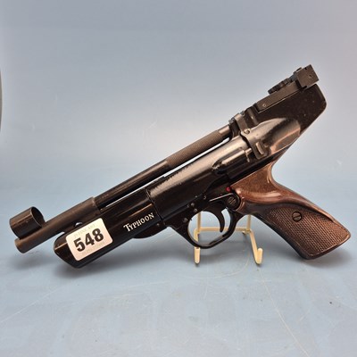 Lot 548 - Airgun- Webley & Scott, Typhoon .177 air...
