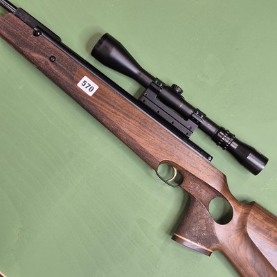 Lot 570 - Airgun- Weihrauch HW95 custom stocked .22...