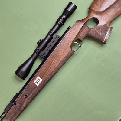 Lot 570 - Airgun- Weihrauch HW95 custom stocked .22...