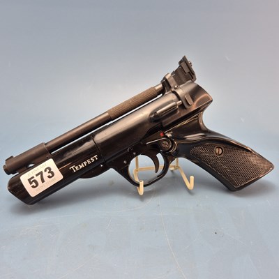 Lot 573 - Airgun- Webley & Scott, Tempest .22 air pistol....