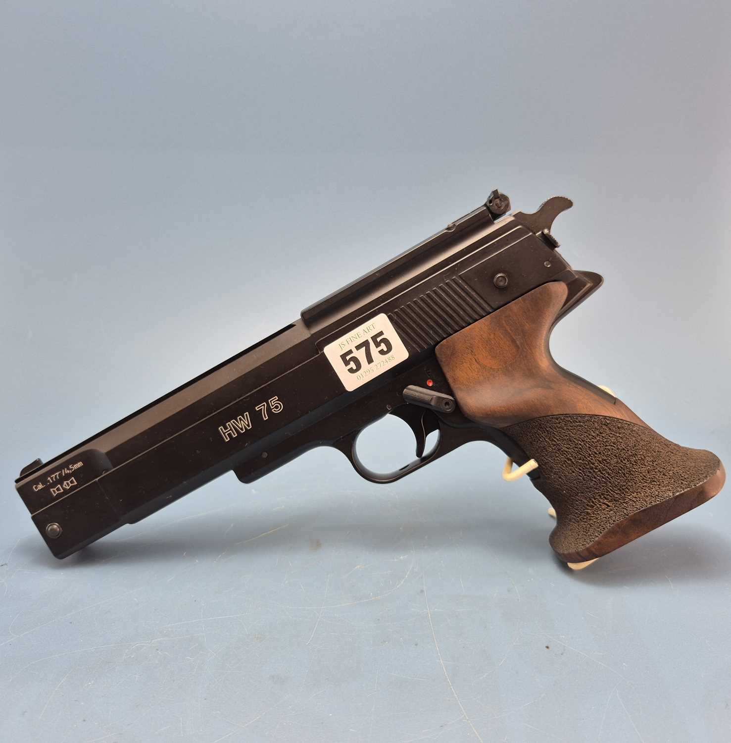 Lot 575 - Airgun-Weihrauch HW75 .177 air pistol serial...