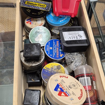 Lot 603 - A Collection of various calibre airgun pellets.