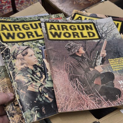 Lot 604 - A selection of vintage Airgun world magazines