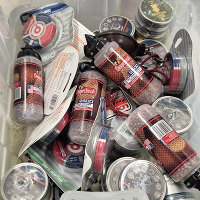 Lot 605 - A collection of Various calibre airgun pellets...