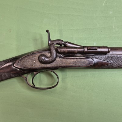 Lot 423 - Obsolete calibre firearm- Thomas Fletcher,...