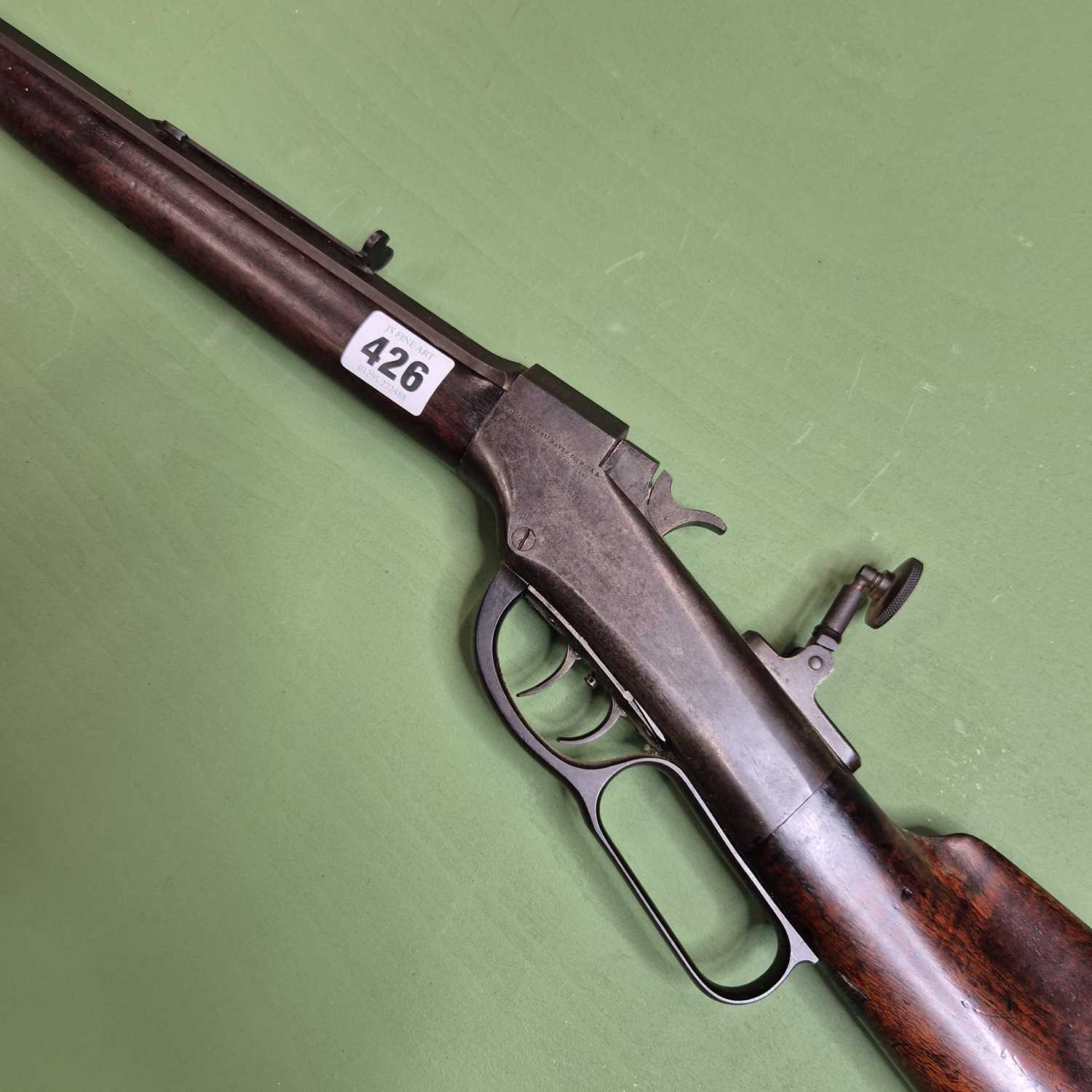 Lot 426 - Obsolete calibre firearm- Marlin lever-action...