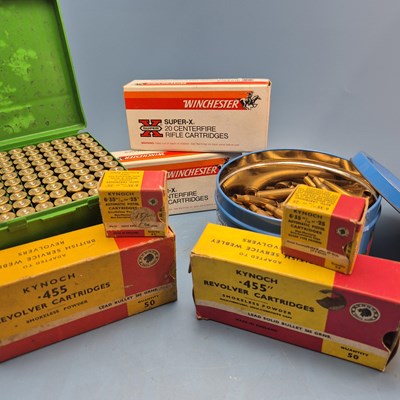 Lot 433 - Used brass ammunition cases ( no certificate...