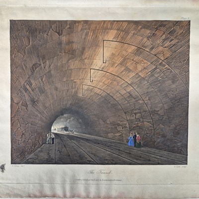 Lot 123 - Seven 1830's hand coloured engravings of the...