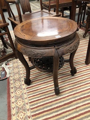 Lot 158 - A 19th century Chinese Burr wood occasional...