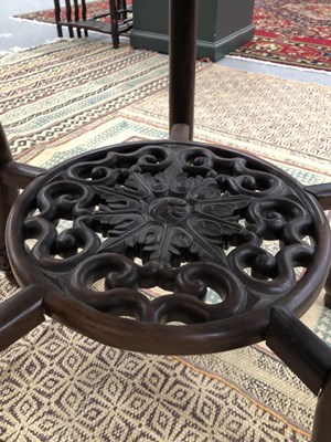 Lot 158 - A 19th century Chinese Burr wood occasional...