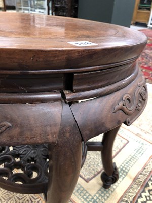 Lot 158 - A 19th century Chinese Burr wood occasional...