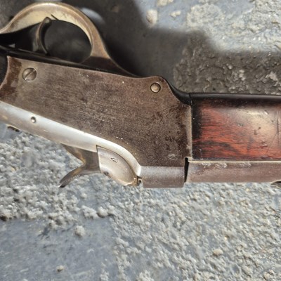 Lot 428 - Obsolete calibre firearm- Winchester 1883 low...