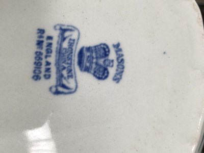 Lot 748 - A Mason's ironstone wash jug and bowl, a...
