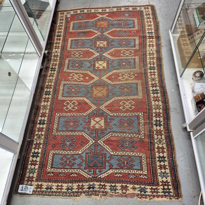 Lot 680 - Antique Caucasian Kazak rug