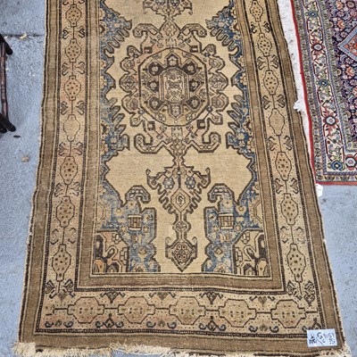 Lot 684 - An antique  Persian tribal runner