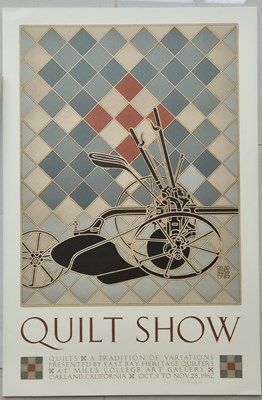 Lot 1965 - David Lance Goines (1945-2023) ARR. Quilt Show....