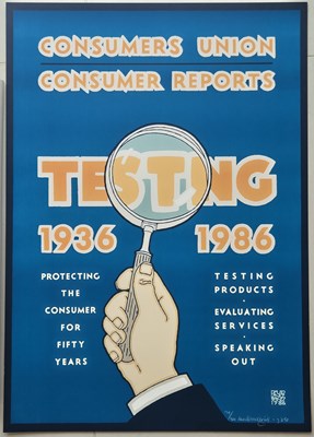 Lot 1975 - David Lance Goines (1945-2023) ARR. Consumers...