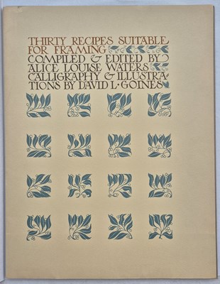 Lot 1988 - David Lance Goines (1945-2023) ARR. Thirty...