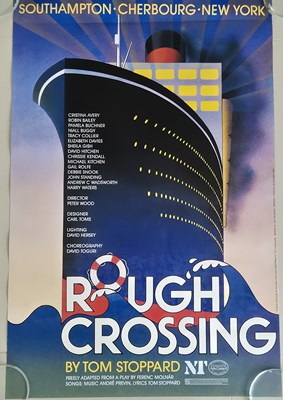 Lot 1838 - Rough Crossing. National Theatre poster. Circa...