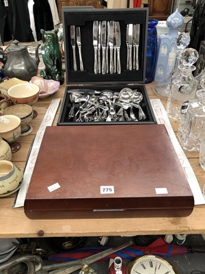 Lot 775 - Two canteens of electroplate cutlery