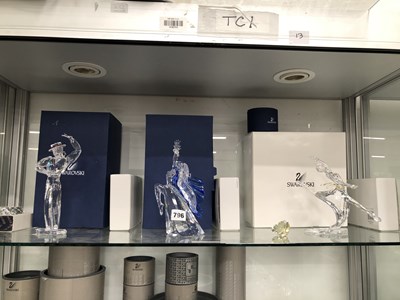 Lot 796 - Three Swarovski 'Magic of the Dance' figures -...