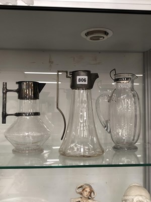 Lot 806 - An electroplate mounted Christopher Dresser...